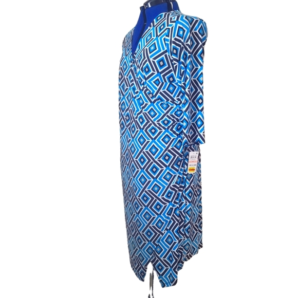 I.N.C. - INTERNATIONAL CONCEPTS MODERN MOD MAXI DRESS - Picture 2 of 7